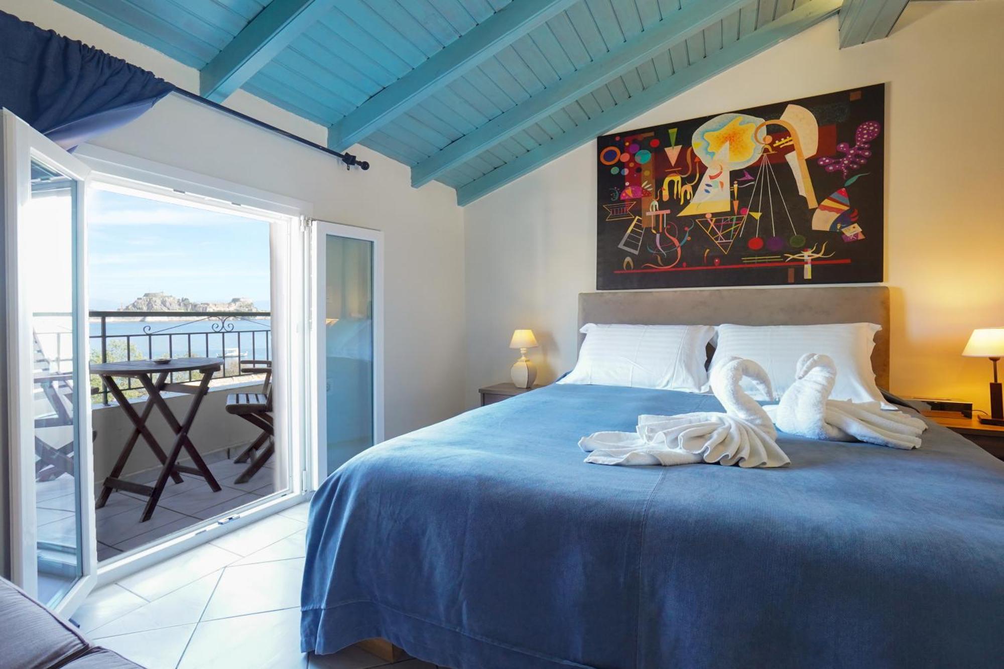 Anemomilos Sea View Penthouse Corfu  Exterior photo