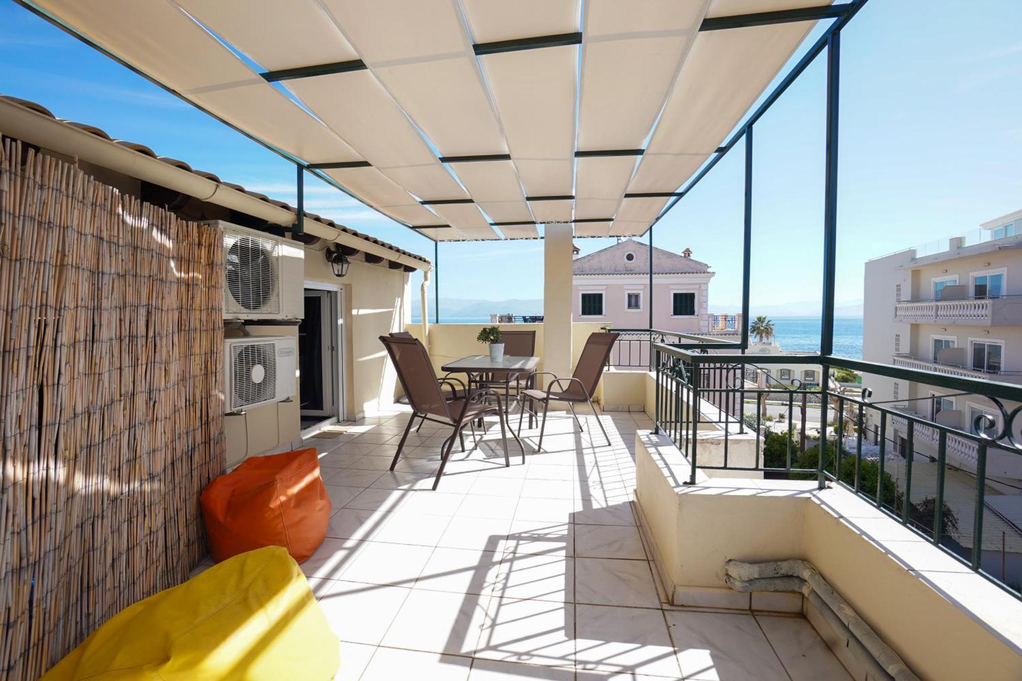 Anemomilos Sea View Penthouse Corfu  Exterior photo